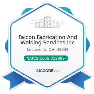 naics code welding and fabrication